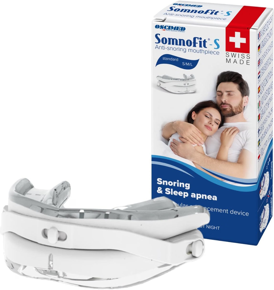 Gouttière anti-ronflement ajustable