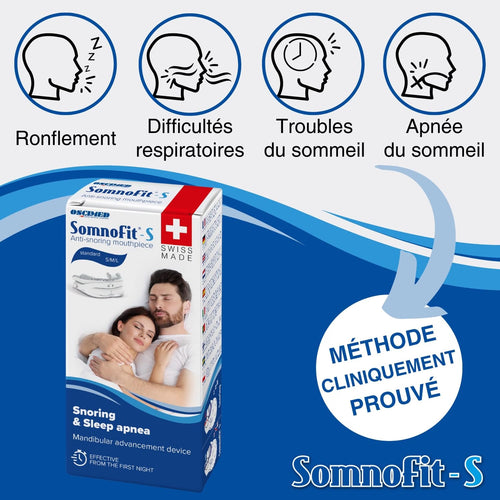 Gouttière anti-ronflement ajustable